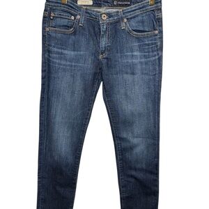 AG Adriano Goldschmied the Stilt cigarette Women’s Skinny Jeans Blue Denim 29 R